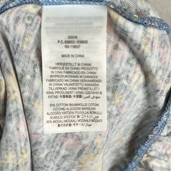 Boden Petite Smocked Yoke Jersey Floral Midi Dress Size 8P - Picture 12 of 12